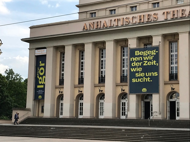 Das Anhaltischen Theater Dessau am 25.05.2018.