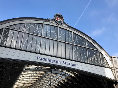 Paddington Station London 2018.