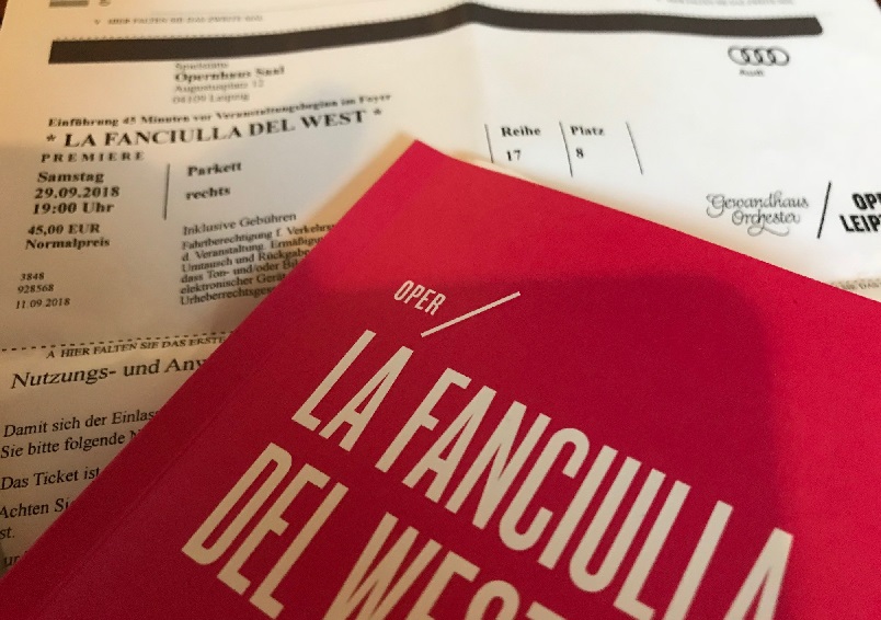 Oper Leipzig am 29.09.2018 Premiere La Fanciulla del West; Puccini